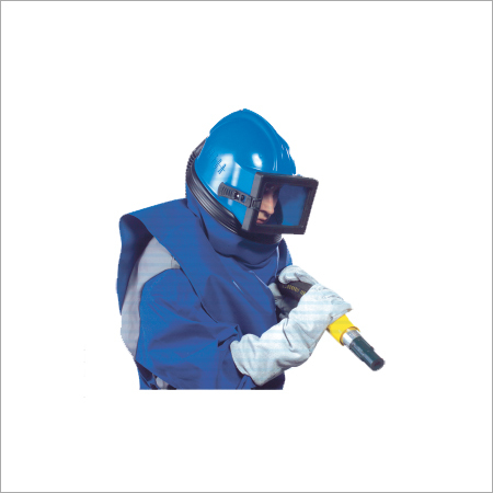 ASTRO Abrasive Blasting Helmet - Durable Polycarbonate | High Visibility, Comfortable Fit, Full Face Protection