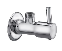 Tap Series Bib Cock - Stainless Steel, 200 Grams, Silver | Polished Finish, Wall Mounted, Round One Piece Design