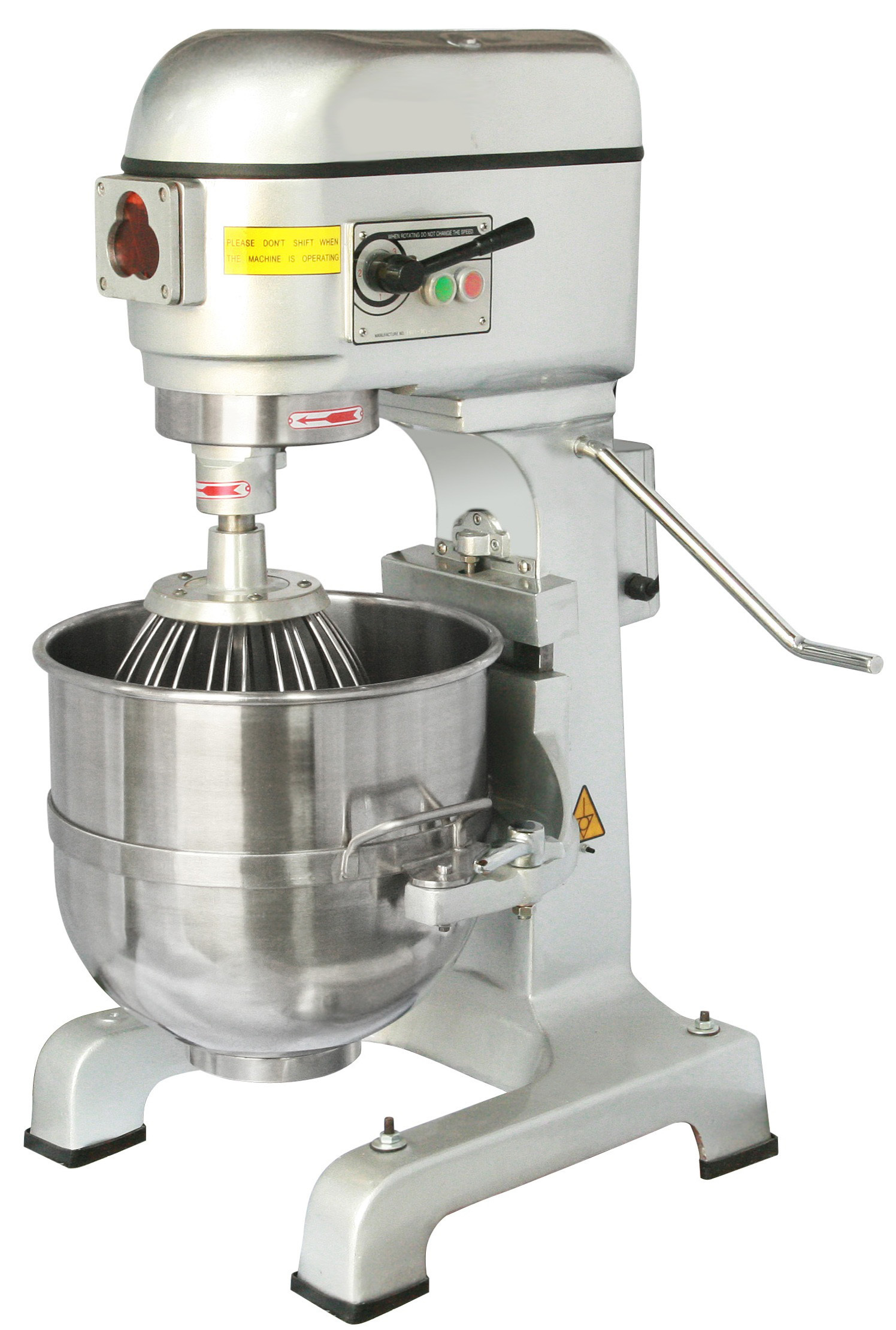 Planetary Mixer - Stainless Steel, 69x70x109 Cm, 40 Ltrs Capacity, 1.2 Kw Motor, 440v-50hz-3ph | Durable Build, Efficient Mixing, Less Power Use