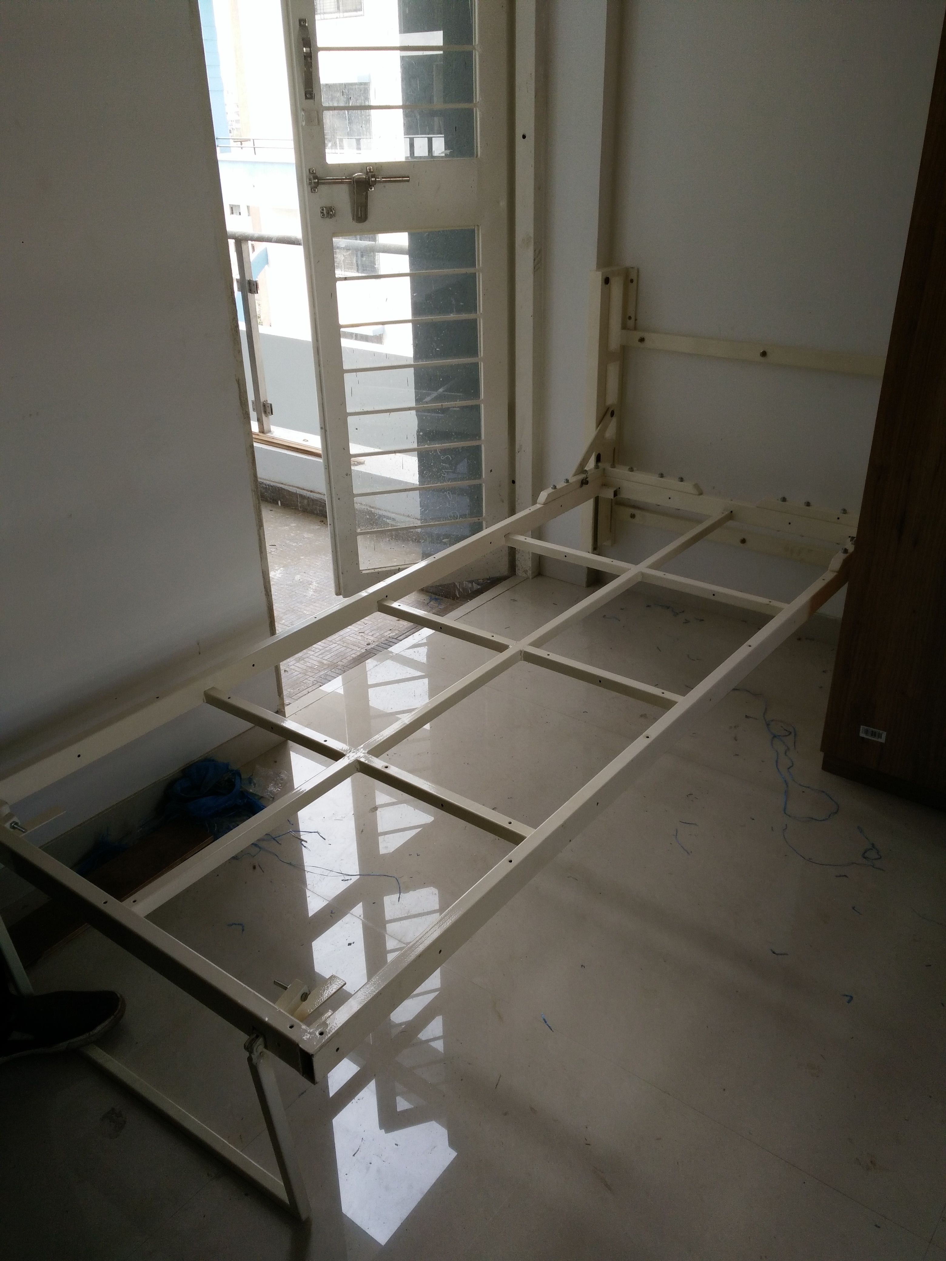 Folding Wall Bed Mechanism With Framing - Finish: Powder Coated