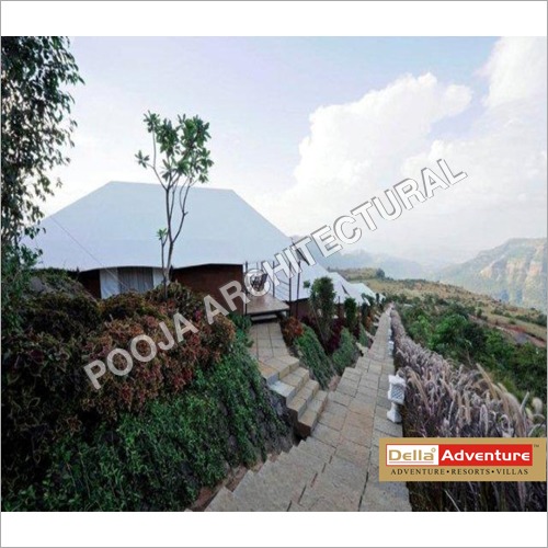 टेंसाइल मेम्ब्रेन PVC/PVDF/वाटर प्रूफ रिसोर्ट टेंट।