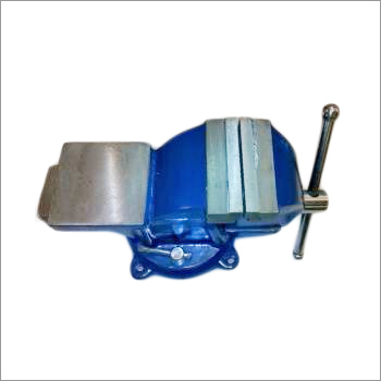 Blue Swivel Base Bench Vice