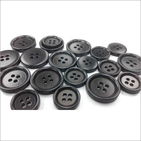 Black Corozo Suit Button