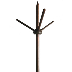 कॉपर लाइटिंग एरेस्टर अनुप्रयोग: अर्थिंग उद्देश्य