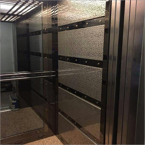 स्टेनलेस स्टील लिफ्ट कैबिन