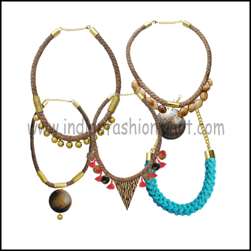 Jute Necklaces Gender: Women