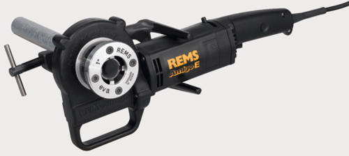 REMS Amigo E Pipe Threading Machine - Stainless Steel Alloy Build, 950W Universal Motor | High Performance, Simple Control, ECO Friendly, Stable Operation, 6 Month Warranty, PLC Control