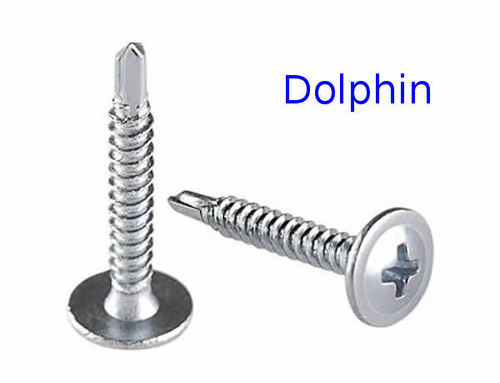 SS Self Drilling Screw - Carbon Steel, Size 4.2-6.3mm, Zinc Coated, Galvanized Finish | High Quality, Corrosion Resistance, Extended Functional Life