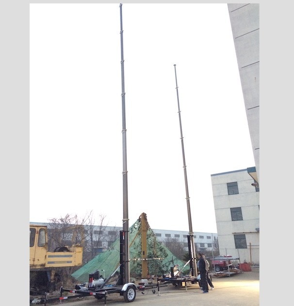 18m Mobile Mast Tower System Dimension(l*w*h): 5x1.8x1.6 Meter (M)