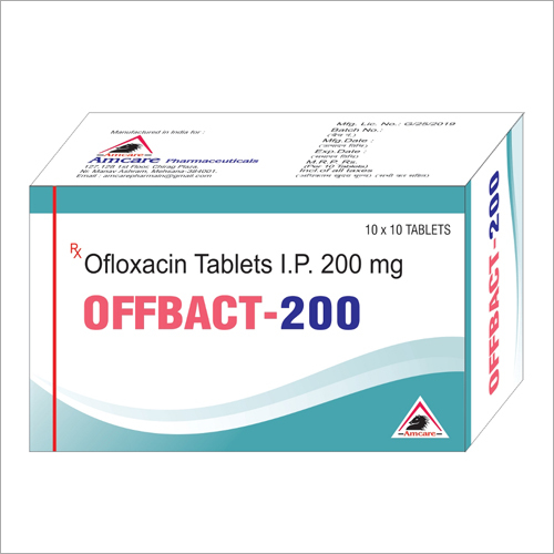 ओफ़्लॉक्सासिन 200 मिलीग्राम टैबलेट