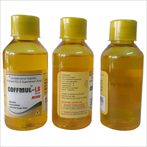 Levosalbutamol 1 Mg + Ambroxol 30 Mg + Guaiphenasin 50 Mg Syrup