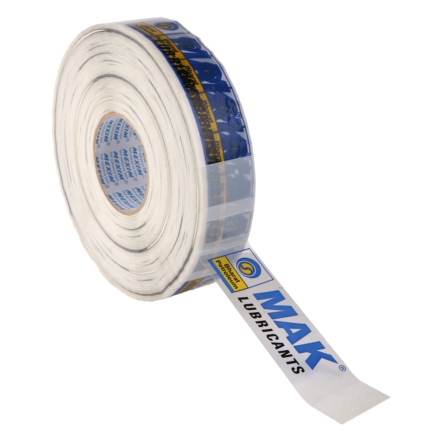 Machine Roll Tape - Bopp Material, 1500 Meter Length | Water-based Acrylic Adhesive, No Residue, Up To 6 Color Printing, 36mm To 75mm Width