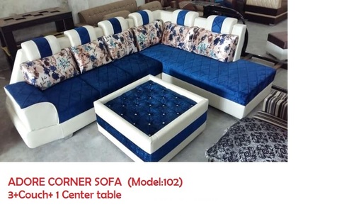 Fabric Sofa Set - Customizable Dimensions, Premium Fabric & Leather, Solid Wood Frame, 101.6mm Thickness | Versatile Design for Modern Interiors