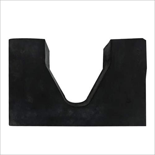 Rubber Block For Industrial Trolleys Type 5