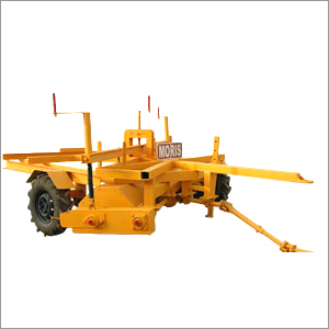 Hydraulic Broom Machine - M.S. Material, 2000 mm Working Width, Yellow Color | Semi-Automatic Operation, Noise-Free Performance, Adjustable Brush Height, Easy Snap-On Functionality