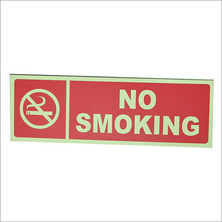 Fire No Smoking Signage