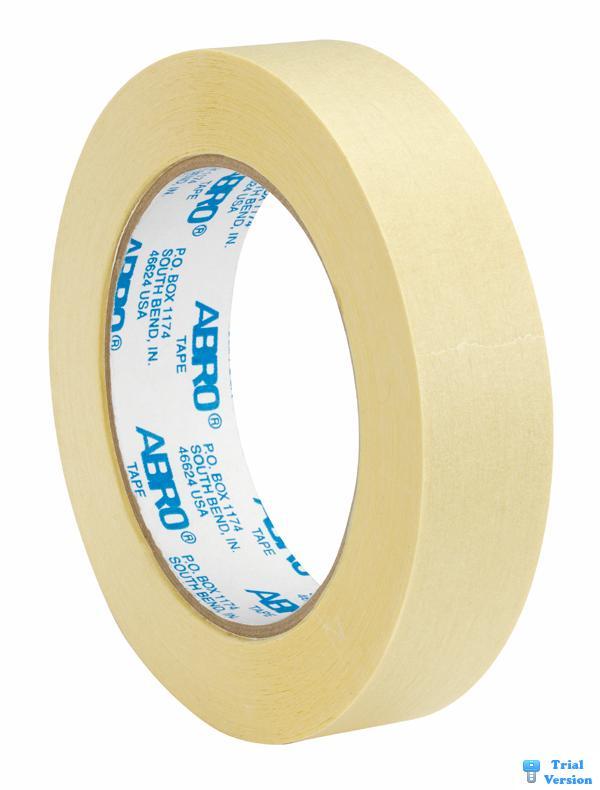 Masking Tape - Pvc Material, 12-72mm Width, 20-45m Length | Industrial Use, White Color, Warranty Included