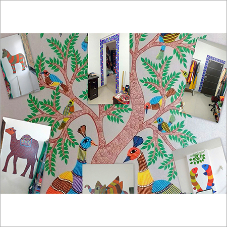 Gond Painitng on Wall