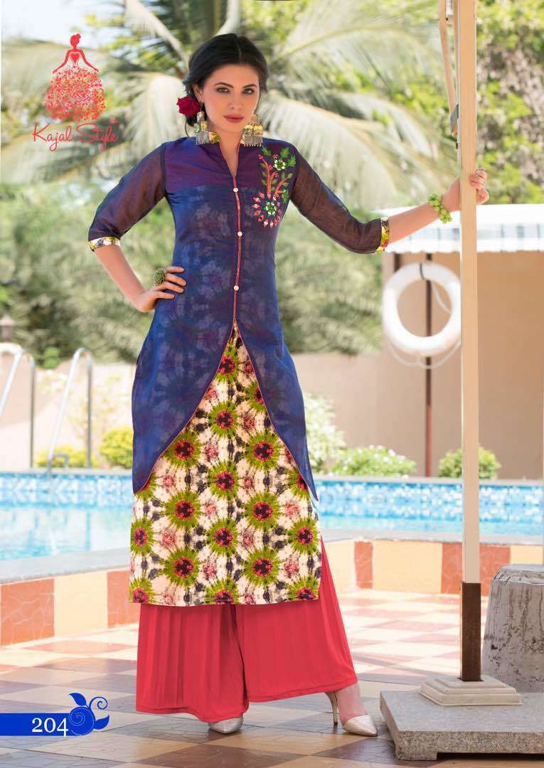 Ladies Kurti - Rayon, Customized & Plus Size Options | Long Sleeve, Embroidered, Traditional Style For All Seasons