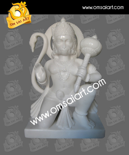 बजरंग बली की संगमरमर की मूर्ति