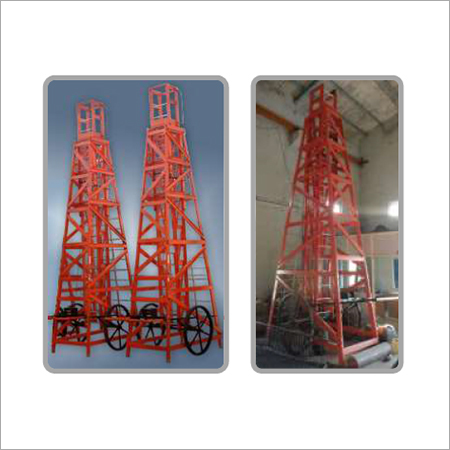 Compact Design And Easy To Install Fiberglass Mobile Telescopic Platform Ladder