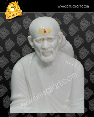 Marble Sai Baba Statues - Premium Quality Marble, Intricate Detailing and Exquisite Finishing