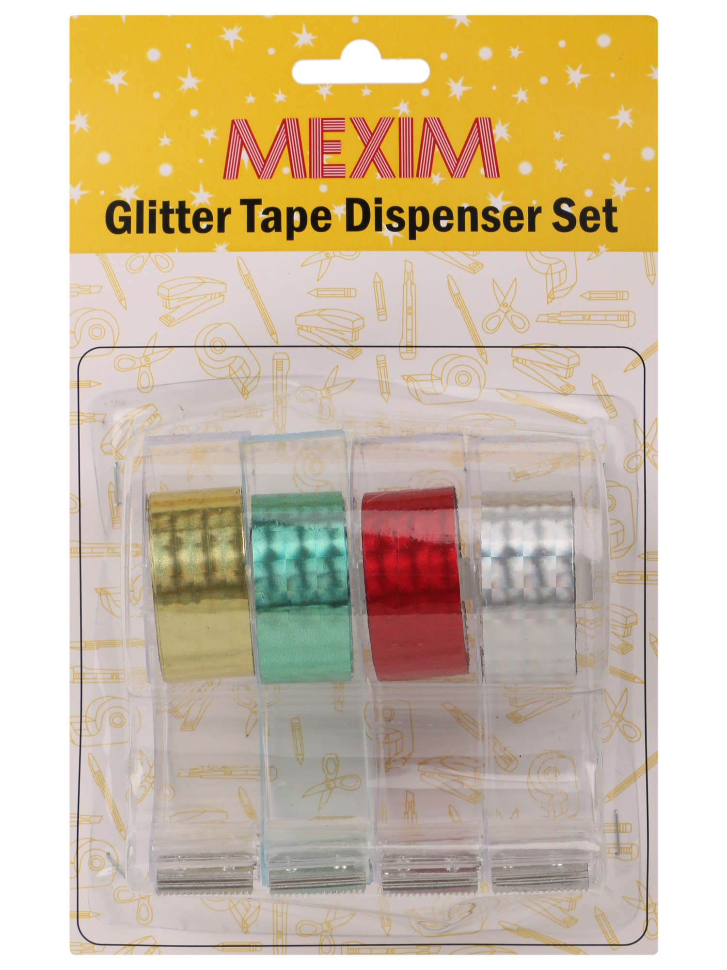 Decorative Holographic Tapes - Bopp, 12mm To 100mm Wide, 25m To 100m Length, Multicolor (Red, Gold, Green, Blue, Pink, Silver) | Acrylic Adhesive, Single Sided, High Security Packaging, Arts & Crafts Usage