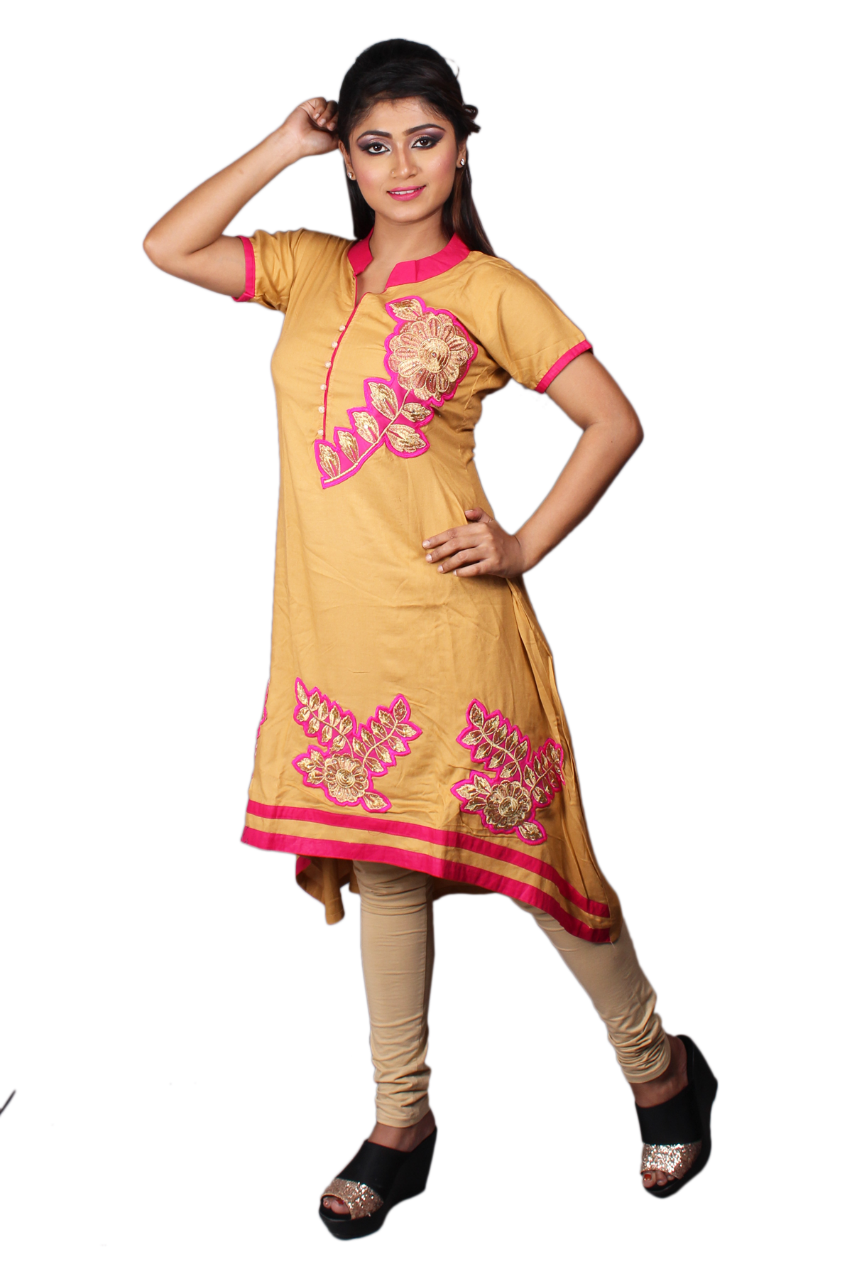 Cotton Embroidered Kurti