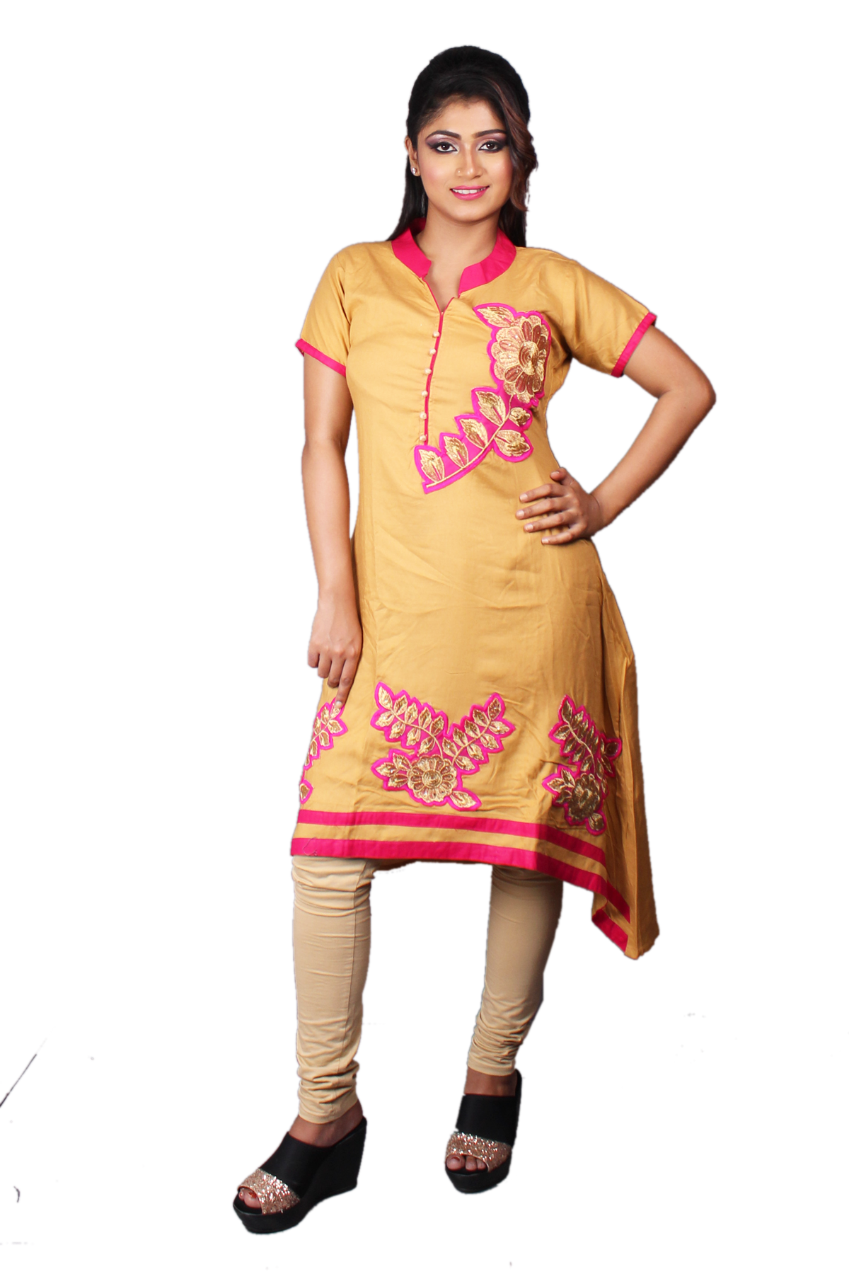 Cotton Embroidered Kurti
