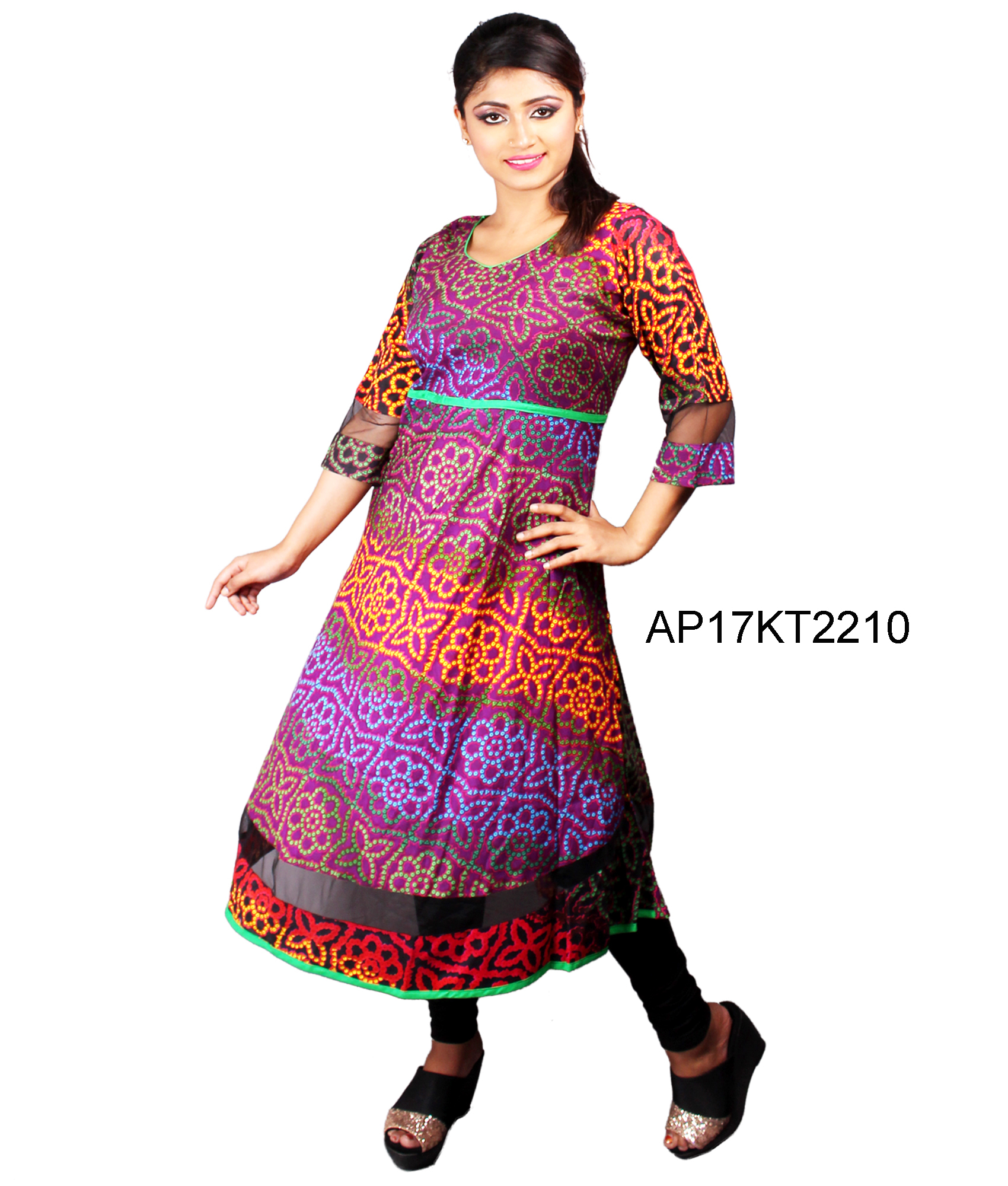Digital Printed Rayon Kurti