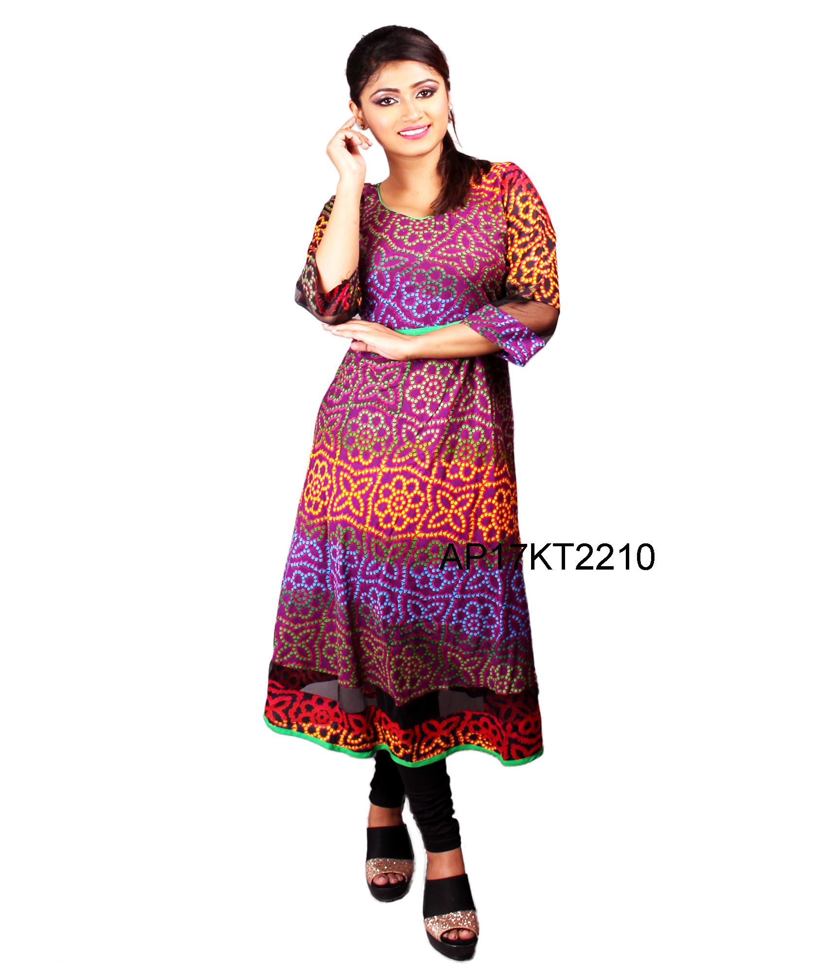Digital Printed Rayon Kurti