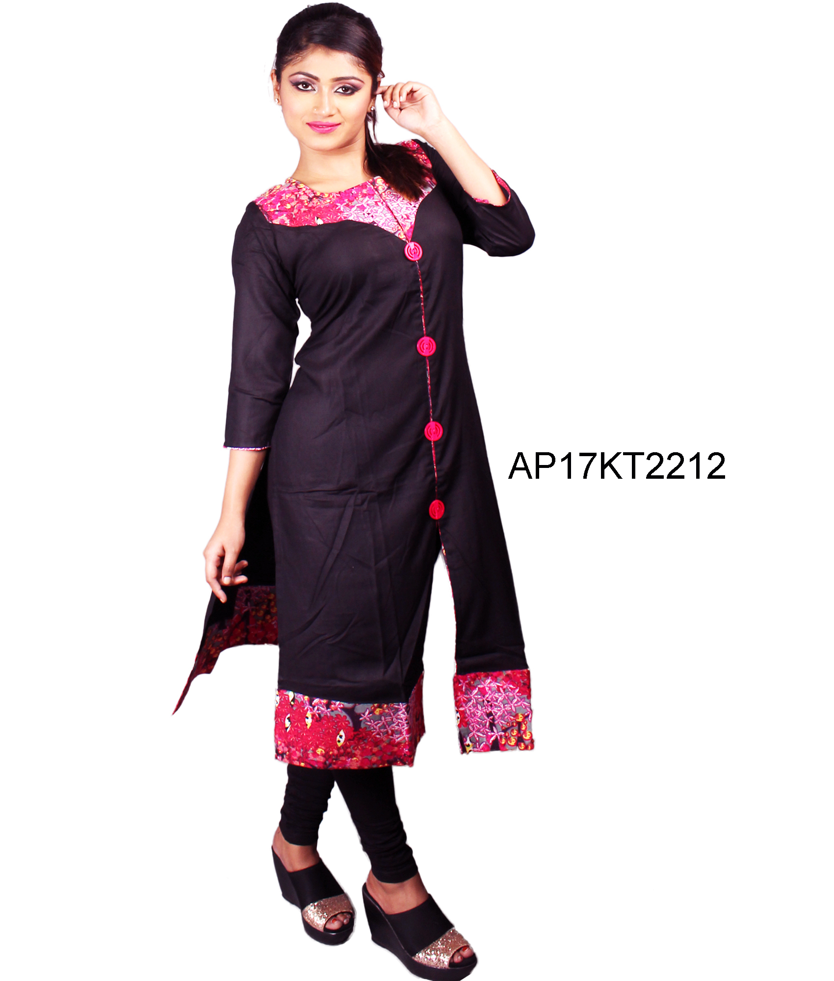 Colored Georgette Kurti