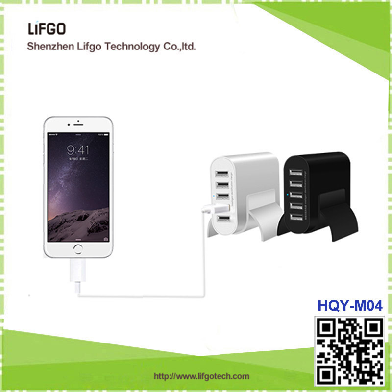 Multi Usb Charger - 10 Ports, 1.5m Cable, 8.2a Output | Compact Design, Fast Charging, Home/office/travel Compatible