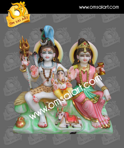 Shiv Parivar Marble Moorti