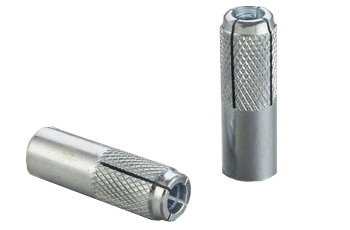 Anchor Fastener - Mild Steel, Sizes 12x100mm & 12x75mm, Silver Color - Round Shape, Painted Finish, Heavy Duty Mechanical Tool For Permanent Joints