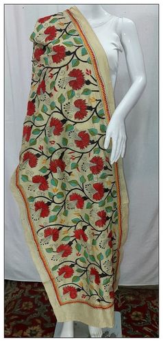 कांथा सिलाई स्टोल