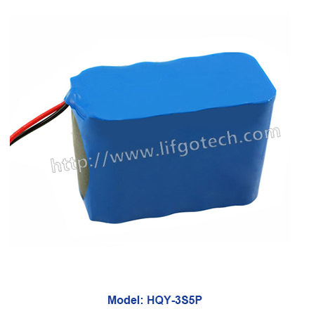 11.1v Li Ion Battery Pack