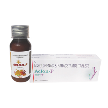 Aceclofenac & Paracetamol Tablets - 100 mg & 500 mg Dosage | Pain Relief for Children & Adults, Anti-Bacterial Function, 200 Tablets per Pack