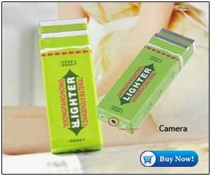 Spy Chewing Gum Hidden Camera