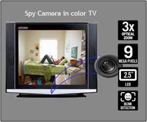 Spy Camera In Color Tv