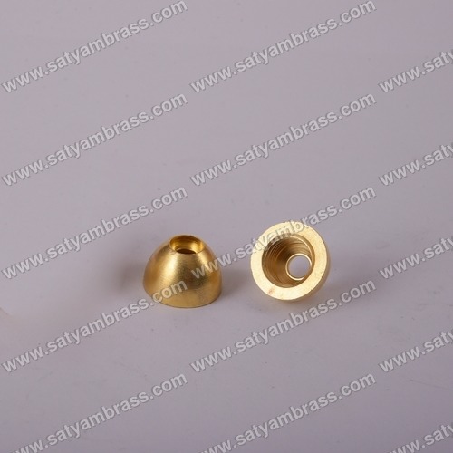 Brass Half Round Ball Coupler