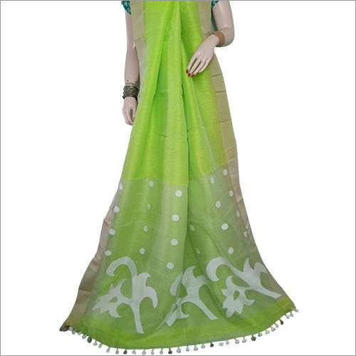 Customized Resham Linen Jamdani Saree