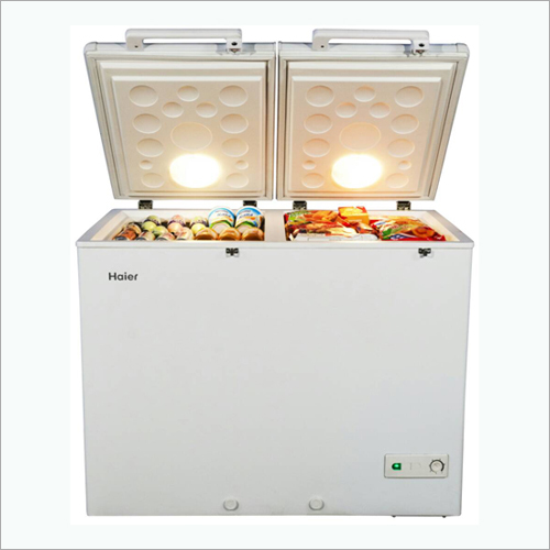 डबल दरवाजा गहरा फ्रीजर