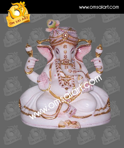 Durable Marble Ganesh Ji Statue
