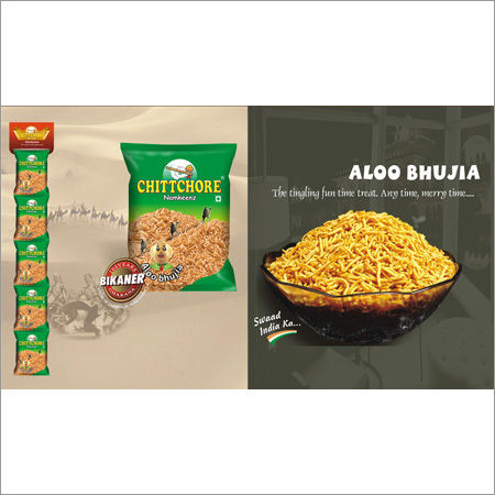 Aloo Bhujia Namkeen Processing Type: Fried