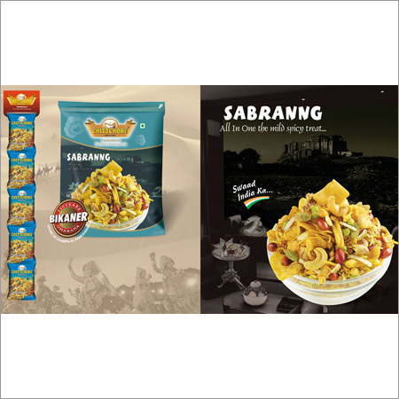 Sabranng Crispy Namkeen - Fried Snack Blend with Gram Flour, Peanut, and Rice Flakes | Salty Taste, High Nutritional Value, Long Shelf Life