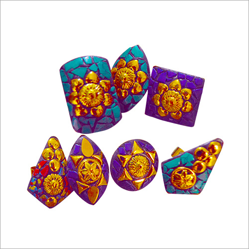 Finger Rings - Metal and Stone, Size 6-10, Purple Color, Statement Style, 5-15 Grams, Embellished Finish | Smooth Surface, Intricate Design, Longer Life