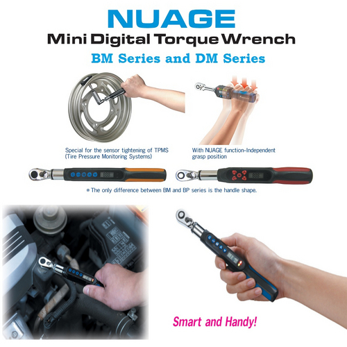 1/4 "वर्ग। डीआरवी. और 1/4 "हेक्स. डिजिटल टॉर्क रिंच