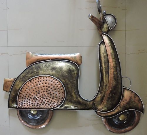 Scooter Design Wall Decoration Height: 28 Inch (In)