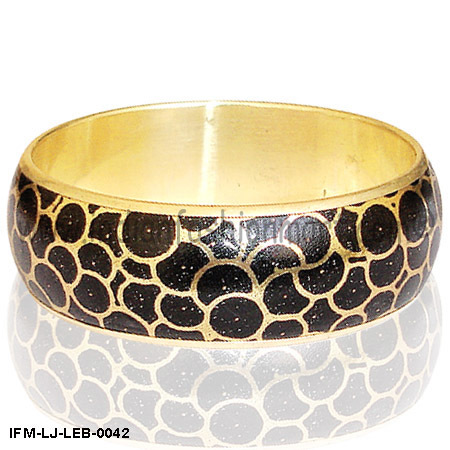 Anilove Pal - Leather Bangle Size: Width Of Bangle-25 Mm